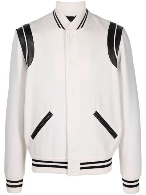 ysl chaqueta|YSL teddy bomber jacket.